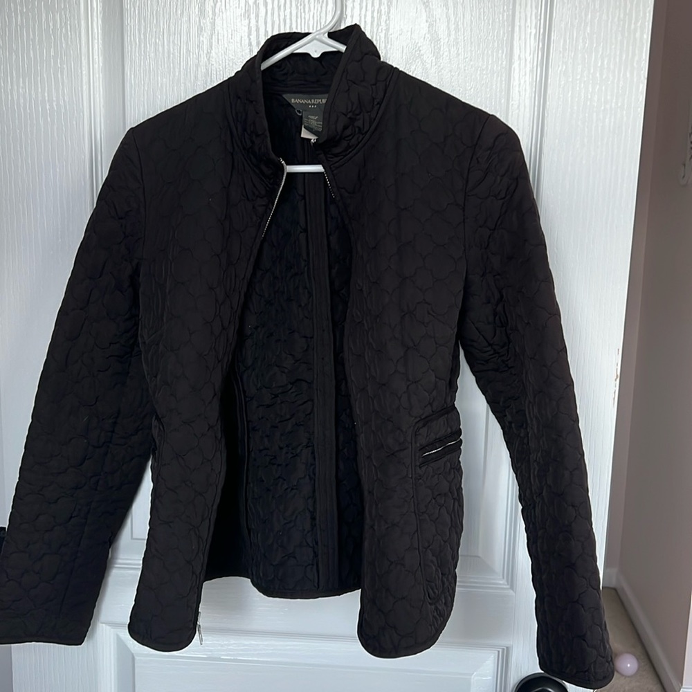 Banana Republic Black Light Weight Jacket